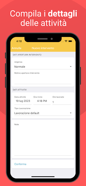 mInterventi Screenshot 2
