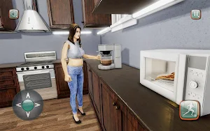 Pregnant Mother Life Simulator: Pregnancy Games 3D Screenshot 3