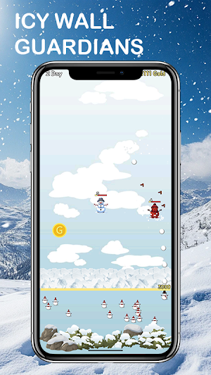 Icy Wall Guardians Screenshot 1