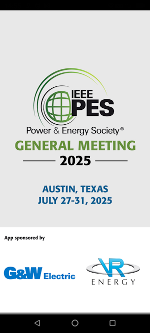 IEEE PES General Meeting 2025 Screenshot 0