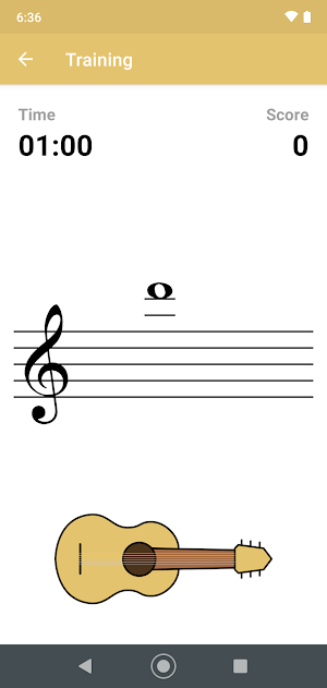 Musical Notes Training for Guitar Screenshot 3