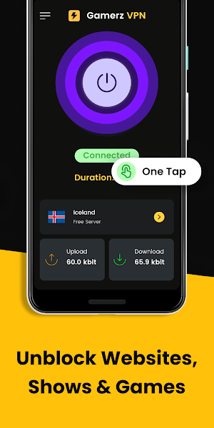 Gaming VPN - Low Ping VPN Screenshot 1