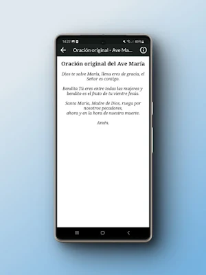 Oración Ave Maria Screenshot 3