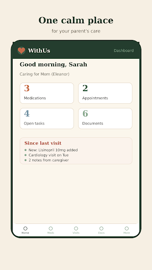 WithUs: Aging Parent Care Screenshot 0