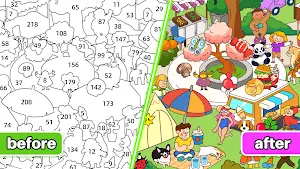 Color Stickers: Coloring Games Screenshot 0