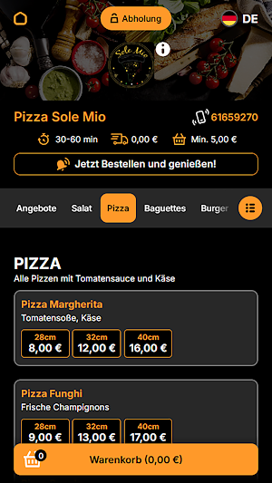 Pizza Sole Mio Screenshot 2