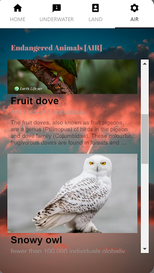 Endangered Animals by syafiq Screenshot 3