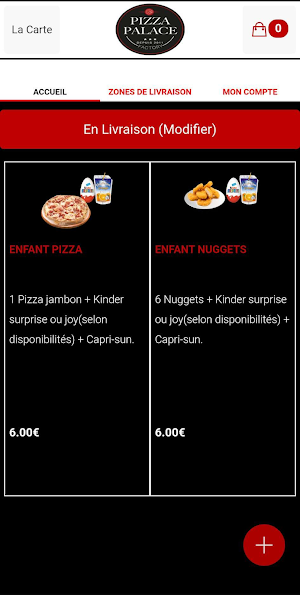 Pizza palace Contrexeville Screenshot 2