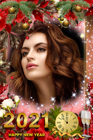Happy New Year Photo Frame 2021 Screenshot 0
