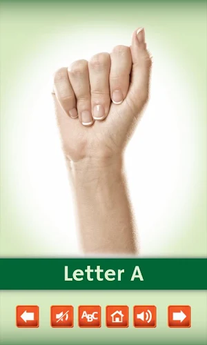 Sign Language Alphabet Cards Screenshot 1