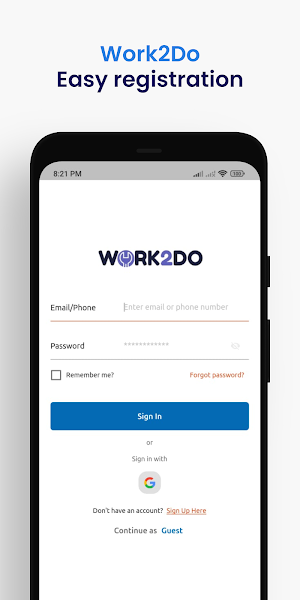 Work2Do Screenshot 2