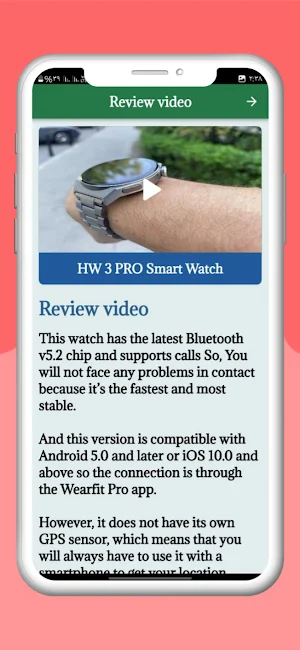 HW 3 PRO Smart Watch Guide Screenshot 2