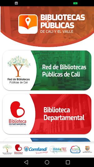 Bibliotecas Públicas de Cali y el Valle del Cauca Screenshot 3