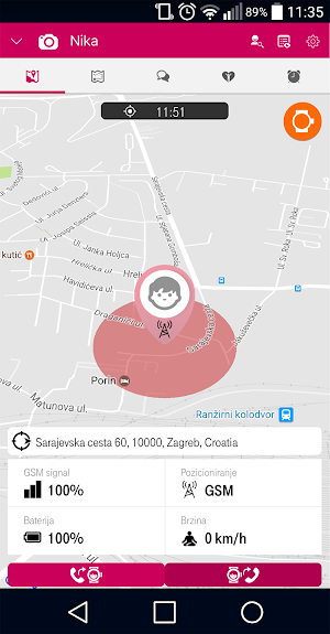 MyKi Watch Hrvatski Telekom Screenshot 1