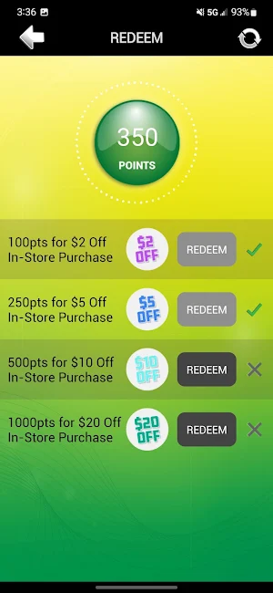 Wixom BP Rewards Screenshot 2
