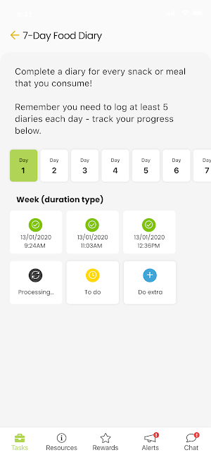 Loyalty Diary Screenshot 2