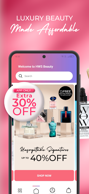 HWS BEAUTY: Beauty & Perfume Screenshot 0