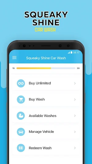 Squeaky Shine Car Wash Screenshot 0