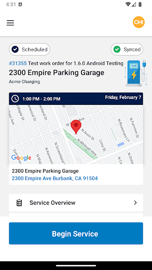 EMPWR Technicians App Screenshot 2