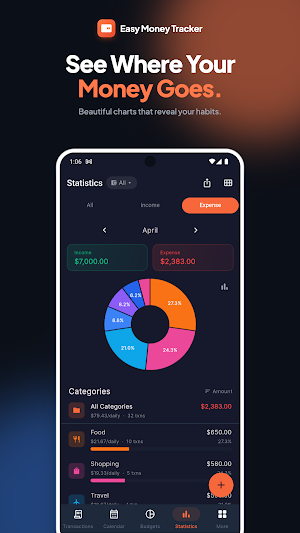 Easy Money Tracker Screenshot 3