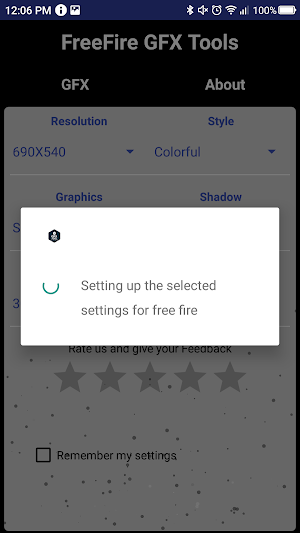 GFX Tool  - Free Fire Booster Screenshot 2