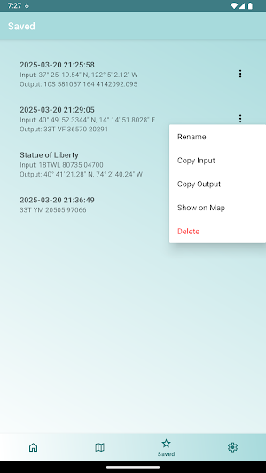 KoordKonvert - Coord Converter Screenshot 3