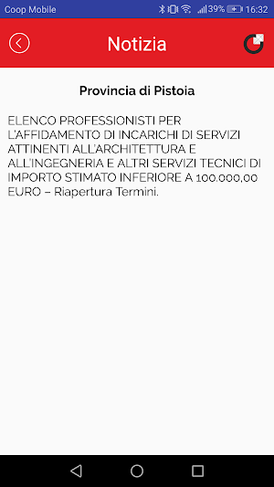 Ordine Ingegneri Pistoia Screenshot 2