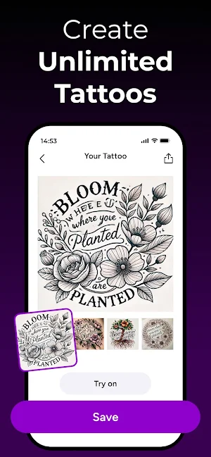 InkLab - AI Tattoo Generator Screenshot 3