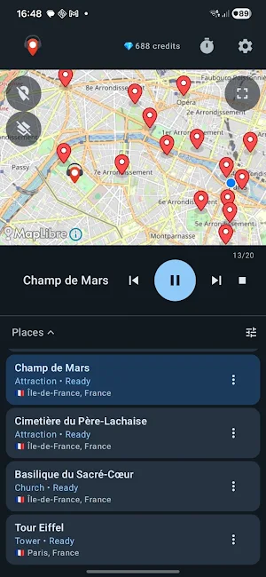 Spotella: Audio travel guide Screenshot 2