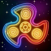 Glow Finger Spinner Art Draw