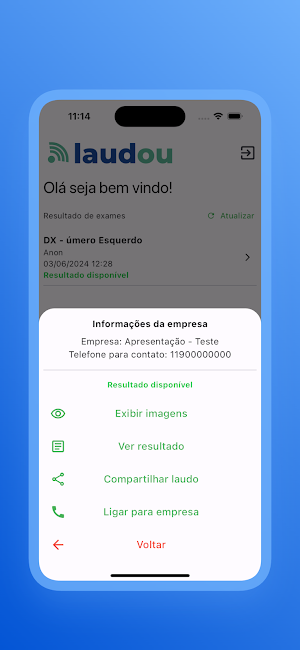 Laudou Resultados de Exame Screenshot 2