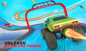 Jet Car Stunts Ramp Car Jumping: Stunt Car Games Screenshot 1