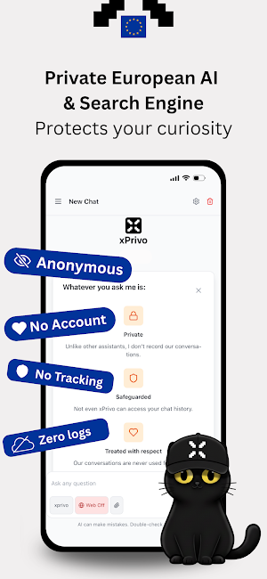 xPrivo - Private Search and AI Screenshot 0