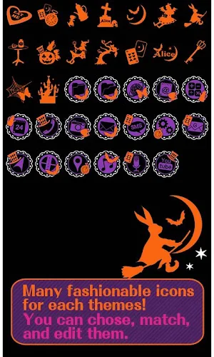 Alice in Halloween Land Theme Screenshot 3