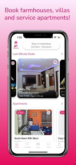 Stayezy: Book Stay Per Night Screenshot 0