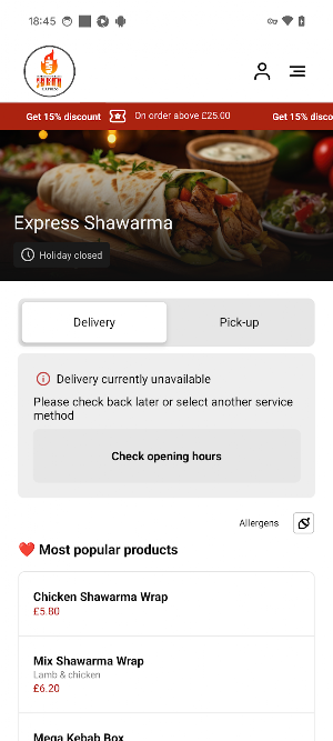 Express Shawarma Screenshot 0