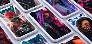 Mask Girl Wallpapers Screenshot 0