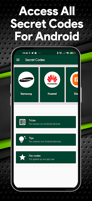 Secret Mobile Codes and Tricks Screenshot 0
