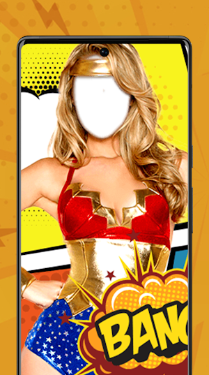 Girl Hero Costume Photo Editor Screenshot 1