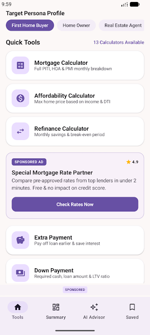 Mortgage Toolkit AI Screenshot 0