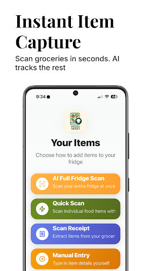 FridgeSmart App Screenshot 1