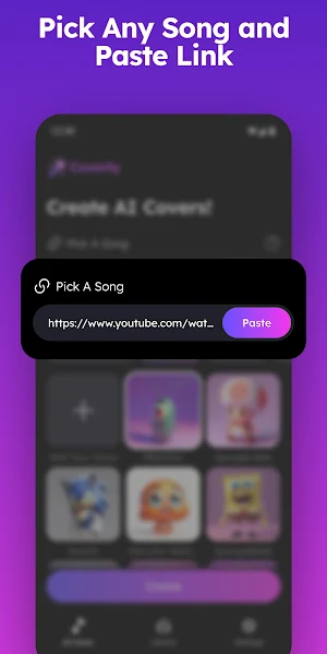 Coverly: AI Song Cover & Music Screenshot 2