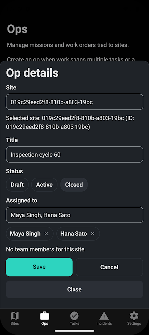 OffGridOps Screenshot 3