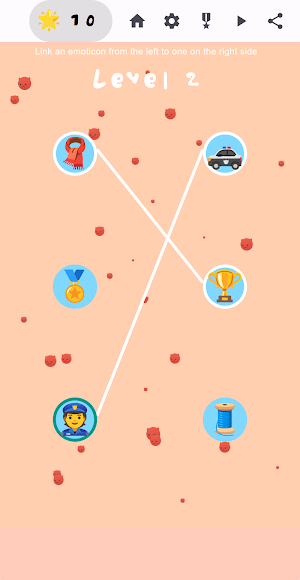 emoji Match&Connect mind game Screenshot 0