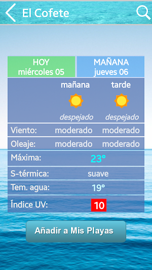 El Tiempo en la Playa Screenshot 3