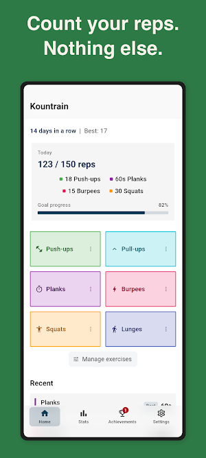 Kountrain - Simple Rep Counter Screenshot 0
