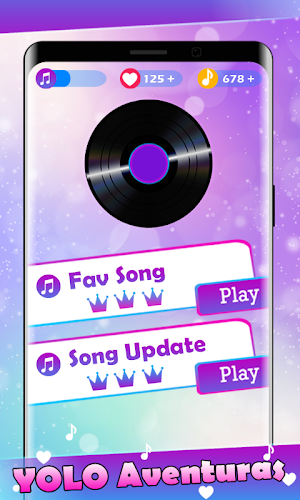 Yolo Aventuras Piano Tiles Game Screenshot 0