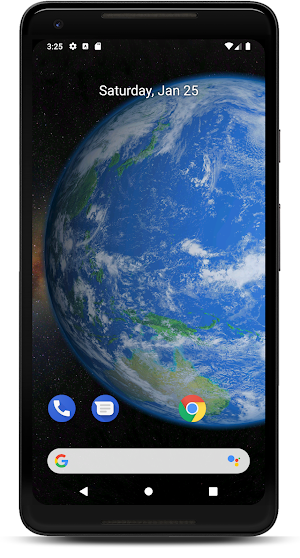 Earth 3D Live Wallpaper Screenshot 1