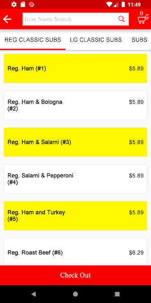 Hoagies Cafe Screenshot 2