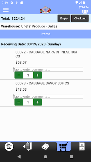 Chefs' Produce Company Screenshot 3